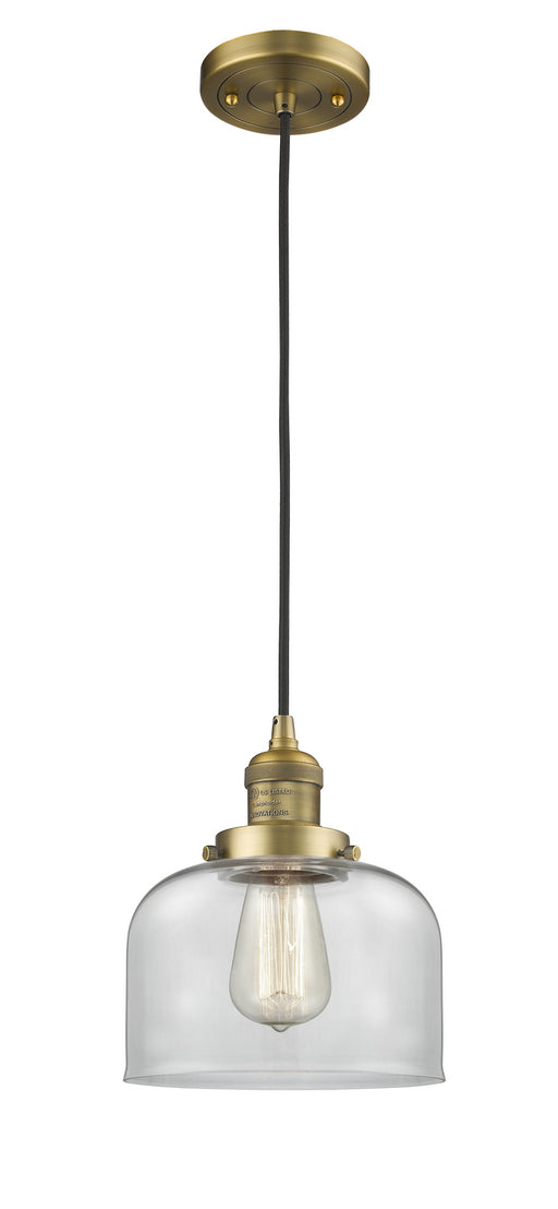 Innovations - 201C-BB-G72 - One Light Mini Pendant - Franklin Restoration - Brushed Brass