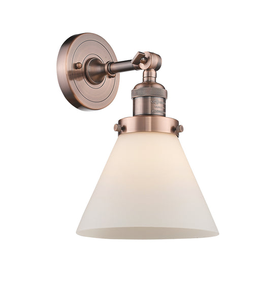 Innovations - 203-AC-G41 - One Light Wall Sconce - Franklin Restoration - Antique Copper
