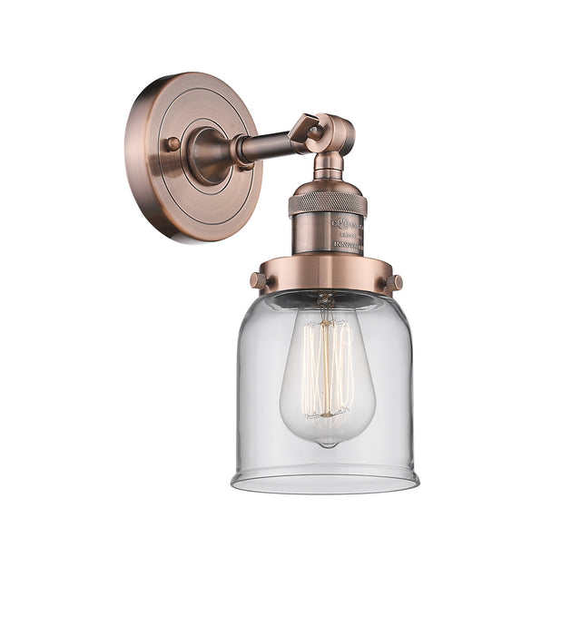 Innovations - 203-AC-G52 - One Light Wall Sconce - Franklin Restoration - Antique Copper