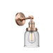 Innovations - 203-AC-G54 - One Light Wall Sconce - Franklin Restoration - Antique Copper