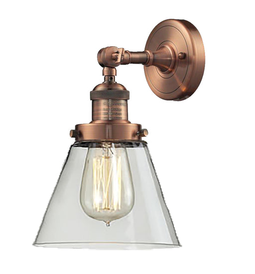 Innovations - 203-AC-G62 - One Light Wall Sconce - Franklin Restoration - Antique Copper
