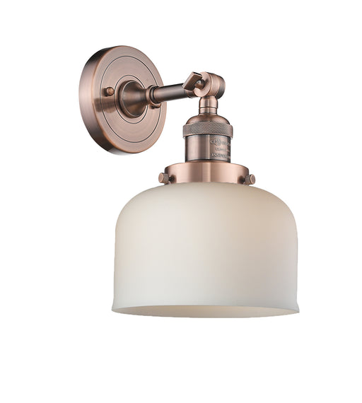 Innovations - 203-AC-G71 - One Light Wall Sconce - Franklin Restoration - Antique Copper