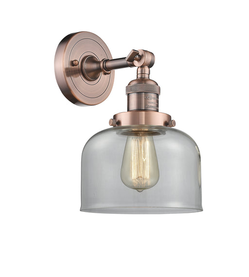 Innovations - 203-AC-G72 - One Light Wall Sconce - Franklin Restoration - Antique Copper