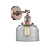 Innovations - 203-AC-G72 - One Light Wall Sconce - Franklin Restoration - Antique Copper