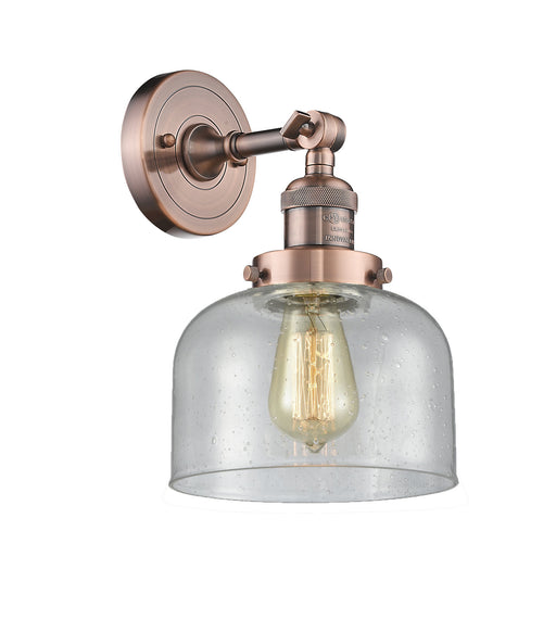 Innovations - 203-AC-G74 - One Light Wall Sconce - Franklin Restoration - Antique Copper