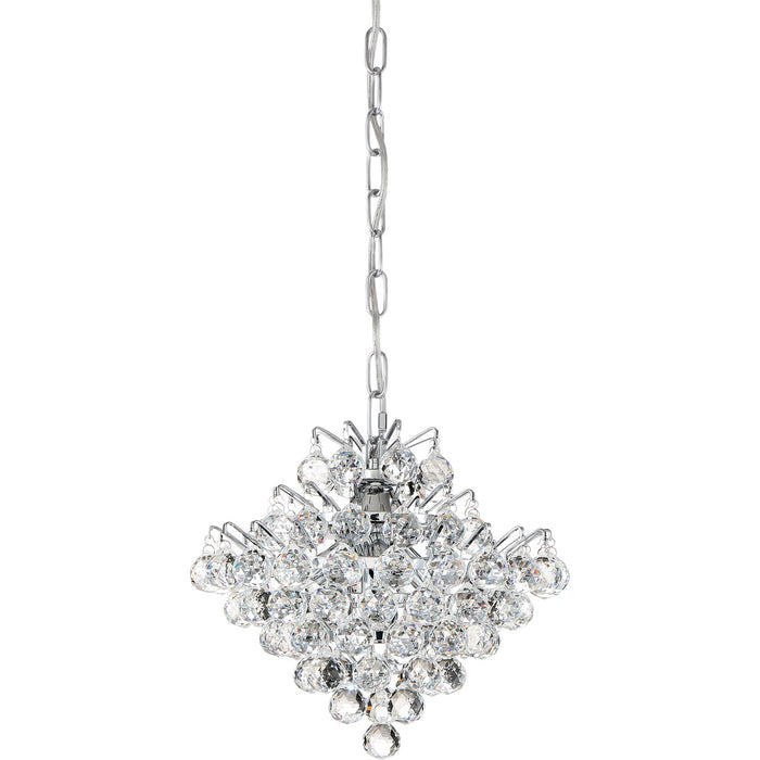 Four Light Mini Pendant from the Bordeaux collection in Polished Chrome finish