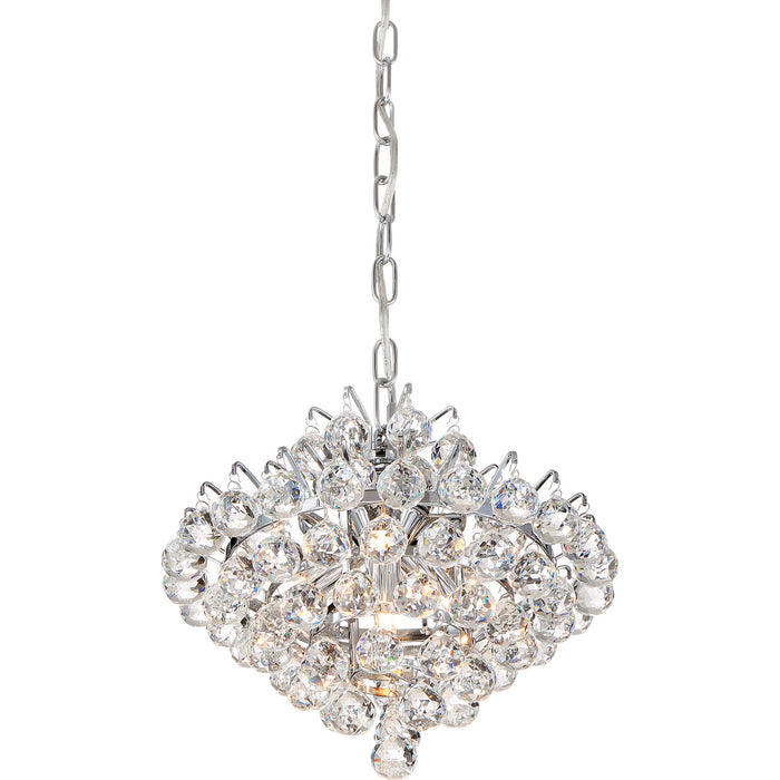 Four Light Mini Pendant from the Bordeaux collection in Polished Chrome finish