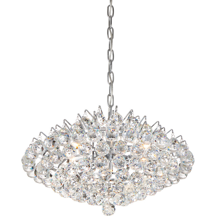 Seven Light Pendant from the Bordeaux collection in Polished Chrome finish