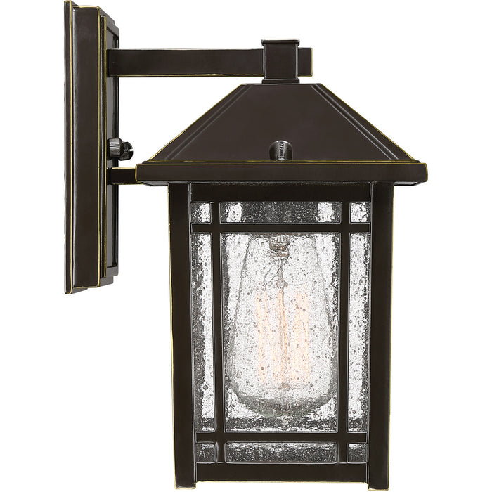 One Light Outdoor Wall Lantern from the Cedar Point collection in Palladian Bronze finish