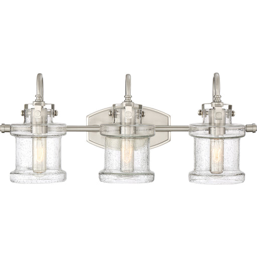 Quoizel - DNY8603BN - Three Light Bath Fixture - Danbury - Brushed Nickel