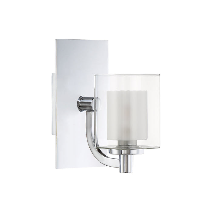 One Light Bath Fixture from the Kolt collection in Polished Chrome finish