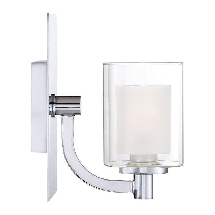 One Light Bath Fixture from the Kolt collection in Polished Chrome finish