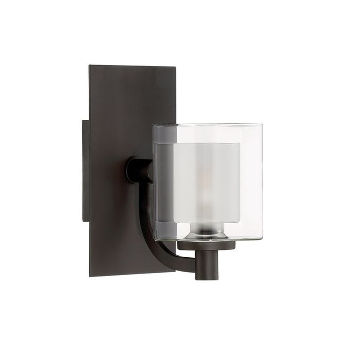 One Light Bath Fixture from the Kolt collection in Western Bronze finish