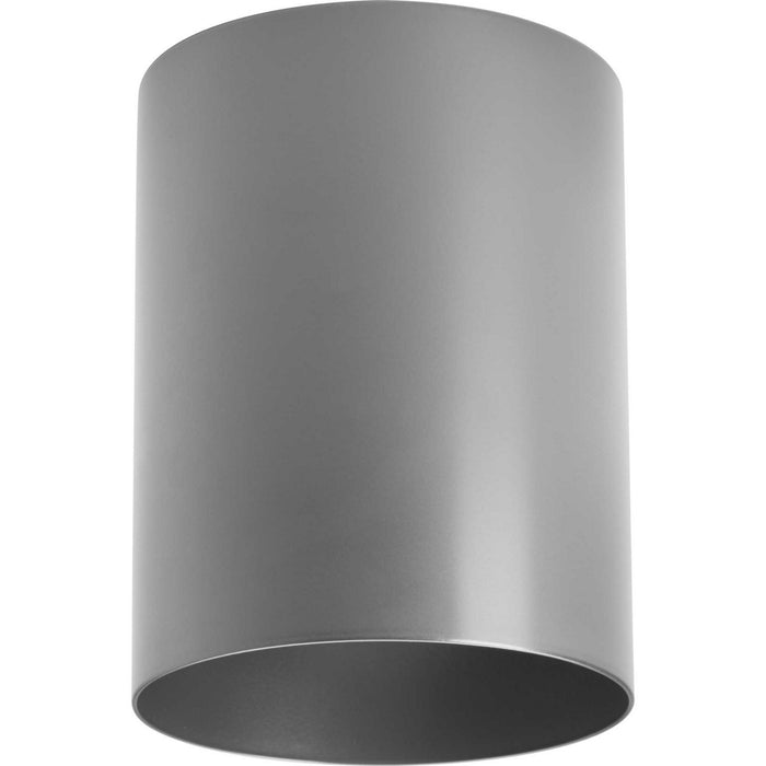 LED Outdoor Flush Mount from the LED Cylinders collection in Metallic Gray finish