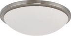 Nuvo Lighting - 62-1044 - LED Flush Mount - Button - Brushed Nickel