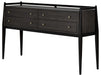 Currey and Company - 3000-0046 - Console Table - Selig - Dark Mink Stained Mahogany/Polished Brass