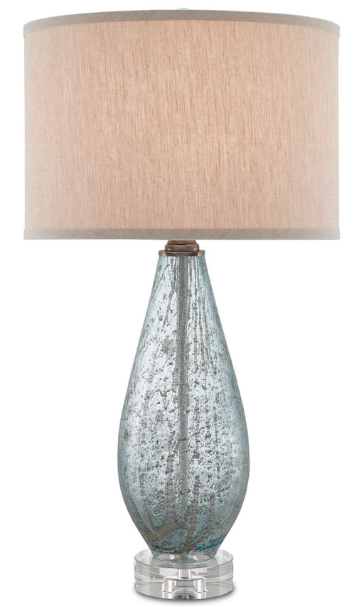 Currey and Company - 6000-0181 - One Light Table Lamp - Optimist - Pale Blue Speckle