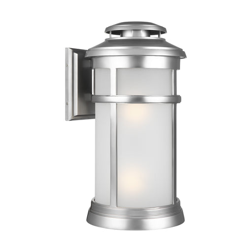 Generation Lighting - OL14303PBS - Two Light Outdoor Wall Lantern - Feiss - Newport - Painted Brushed Steel