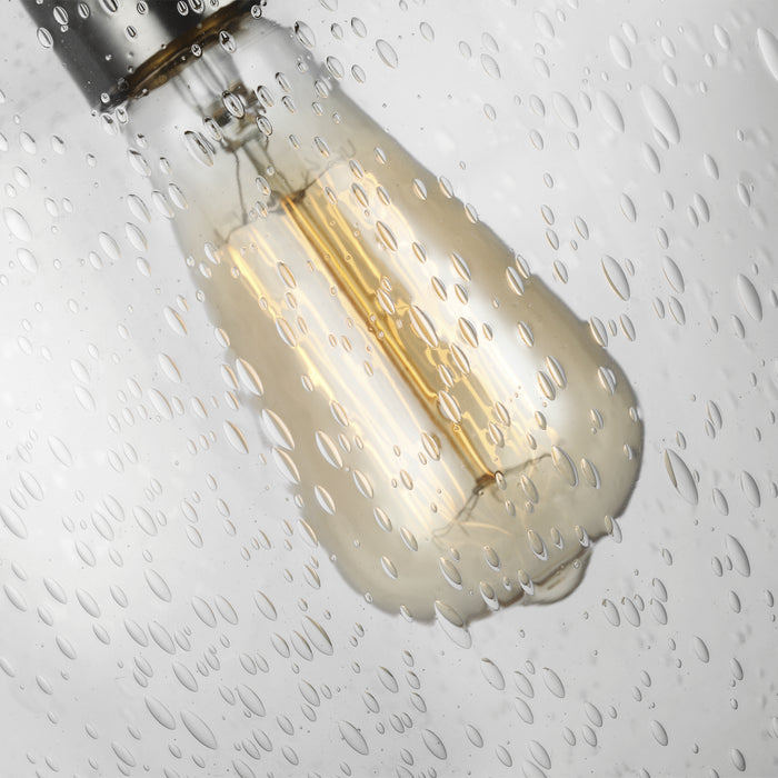 One Light Pendant from the Baylor collection in Satin Nickel finish