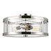 Generation Lighting - SF342PN - Three Light Semi-Flush Mount - Harrow - Polished Nickel