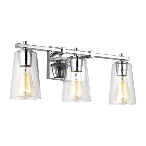 Generation Lighting - VS24303CH - Three Light Vanity - Mercer - Chrome