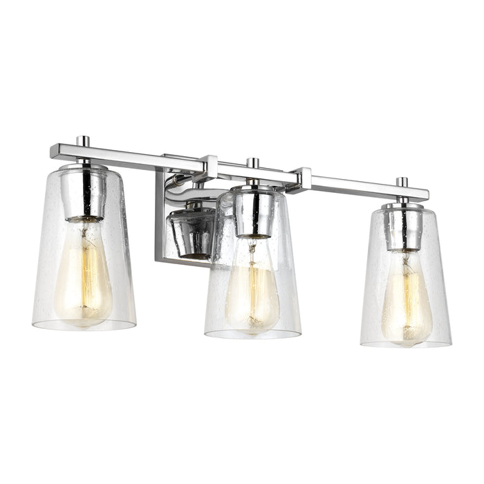 Generation Lighting - VS24303CH - Three Light Vanity - Mercer - Chrome