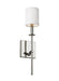 Generation Lighting - WB1873PN - One Light Wall Sconce - Hewitt - Polished Nickel