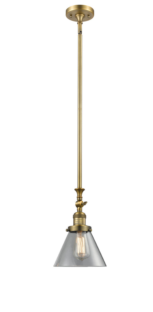 Innovations - 206-BB-G42 - One Light Mini Pendant - Franklin Restoration - Brushed Brass