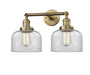 Innovations - 208-BB-G72 - Two Light Bath Vanity - Franklin Restoration - Brushed Brass
