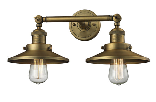 Innovations - 208-BB-M4 - Two Light Bath Vanity - Franklin Restoration - Brushed Brass