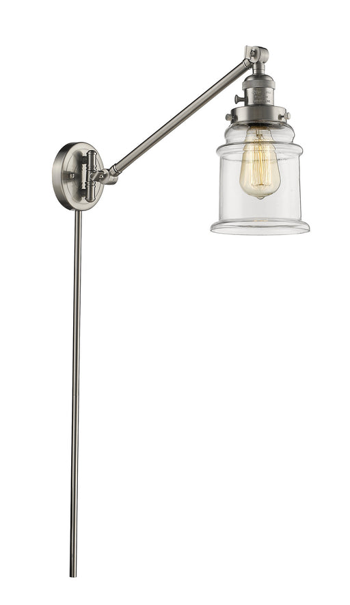 Innovations - 237-SN-G182 - One Light Swing Arm Lamp - Franklin Restoration - Brushed Satin Nickel