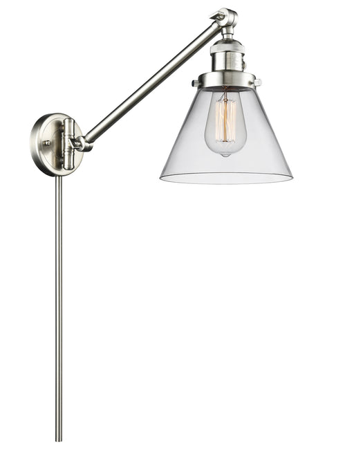 Innovations - 237-SN-G42 - One Light Swing Arm Lamp - Franklin Restoration - Brushed Satin Nickel