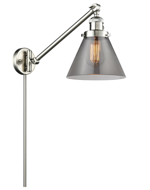 Innovations - 237-SN-G43 - One Light Swing Arm Lamp - Franklin Restoration - Brushed Satin Nickel
