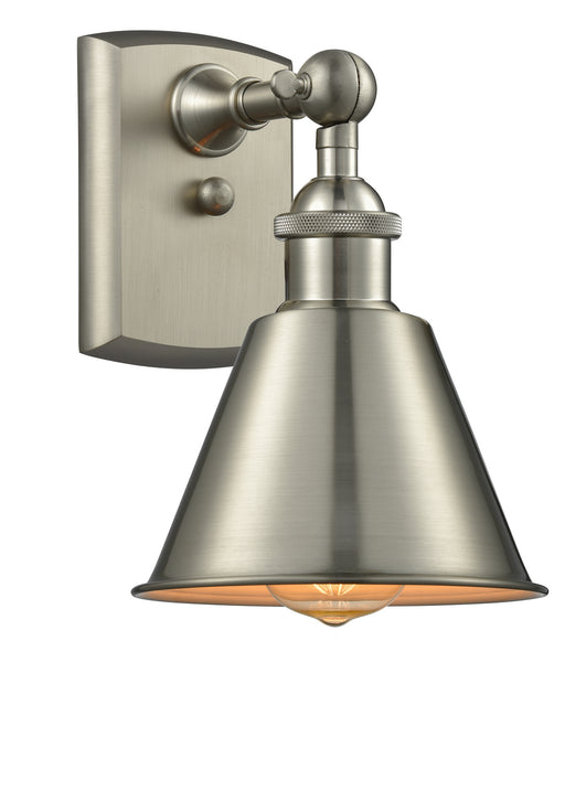 Innovations - 516-1W-SN-M8 - One Light Wall Sconce - Ballston - Brushed Satin Nickel
