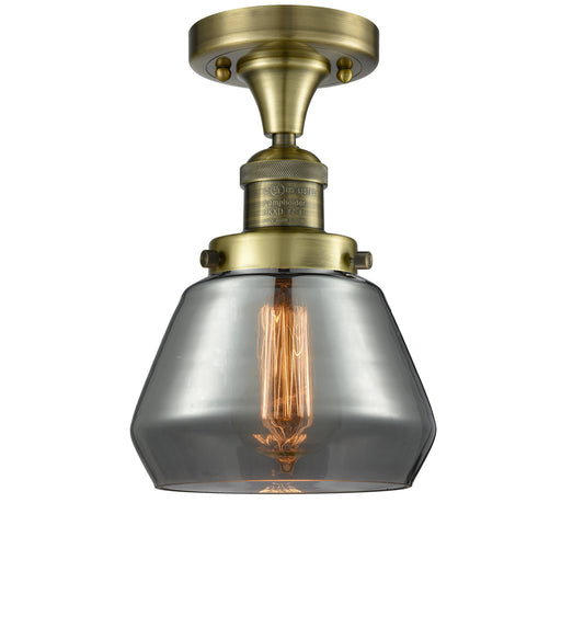 Innovations - 517-1CH-AB-G173 - One Light Semi-Flush Mount - Franklin Restoration - Antique Brass