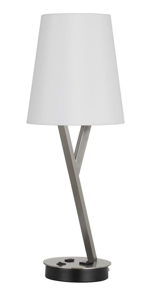 Cal Lighting - BO-2760TB-BS - One Light Table Lamp - Alester - Brushed Steel