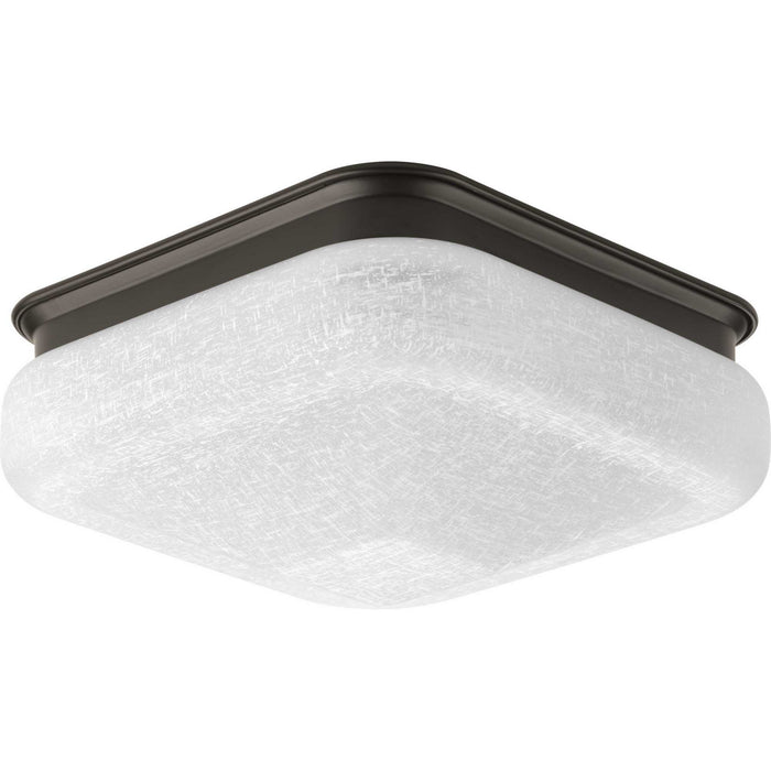 LED Flush Mount from the LED SqFM collection in Antique Bronze finish