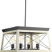 Progress Lighting - P400047-143 - Four Light Chandelier - Briarwood - Graphite