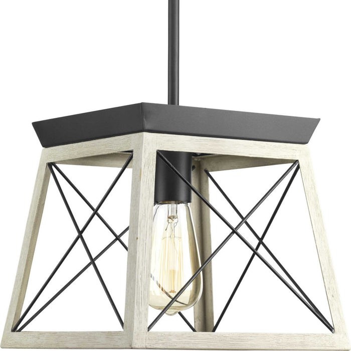 One Light Mini Pendant from the Briarwood collection in Graphite finish