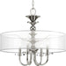 Progress Lighting - P500043-104 - Four Light Pendant - Marche` - Polished Nickel