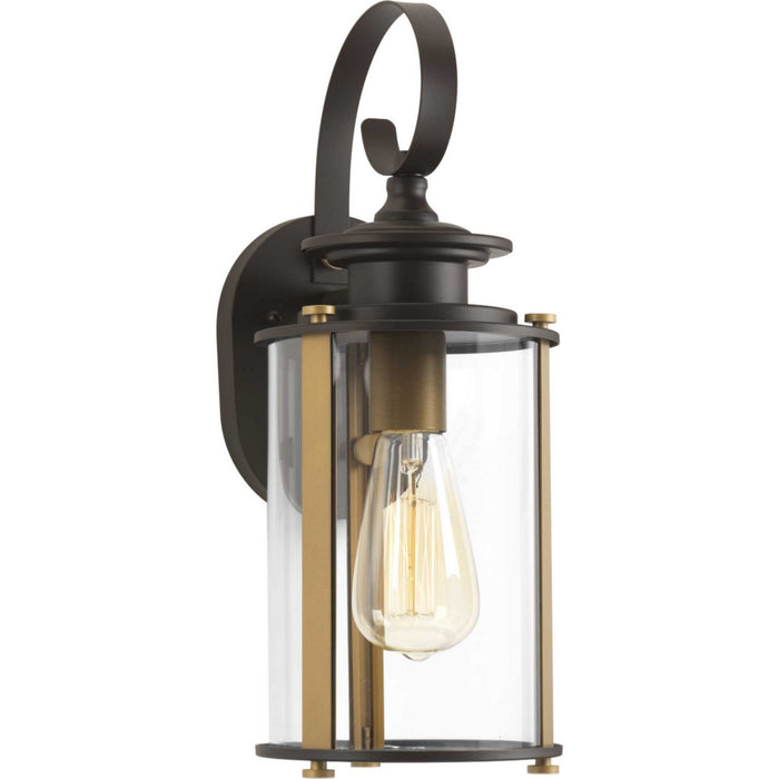 One Light Wall Lantern from the Squire collection in Antique Bronze finish