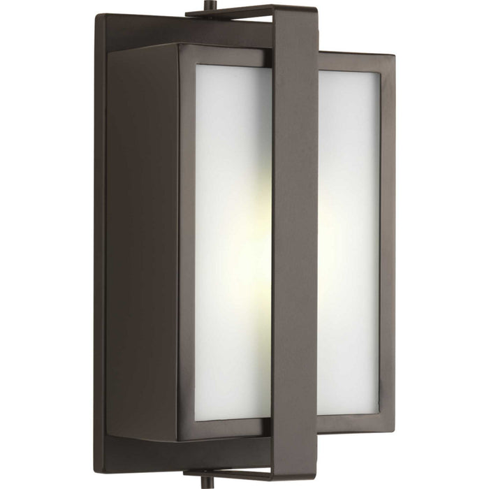 One Light Wall Lantern from the Diverge collection in Architectural Bronze finish