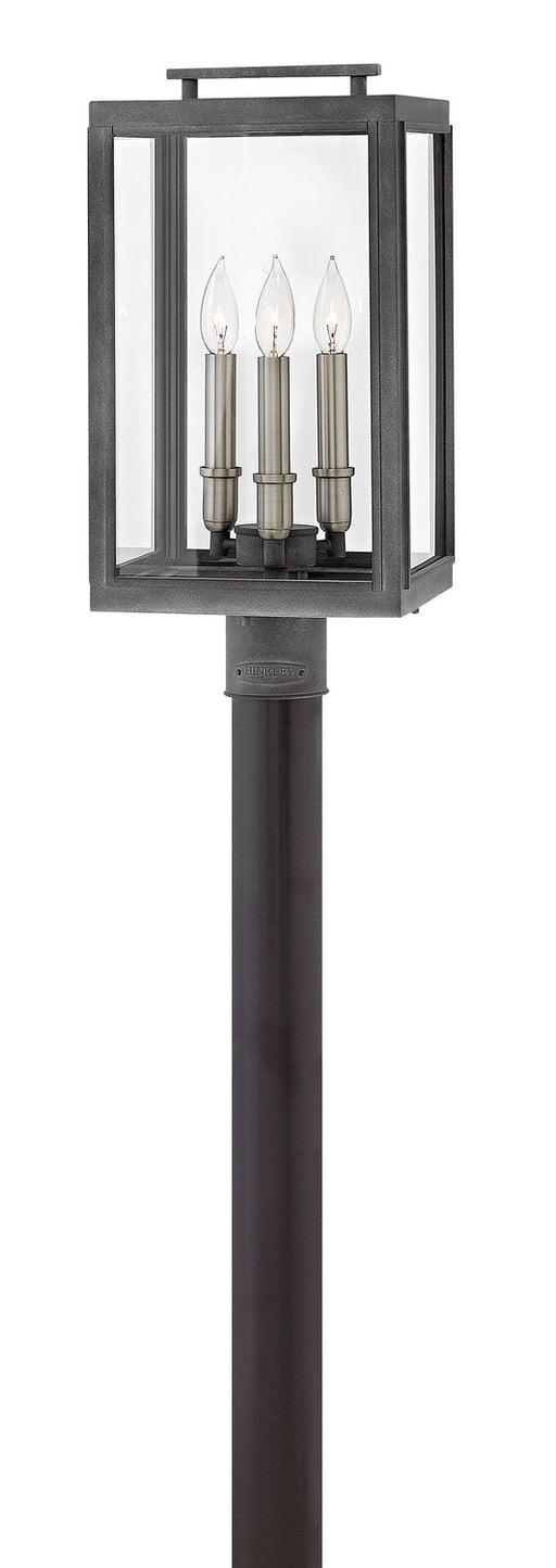 Hinkley - 2911DZ-LL - LED Post Top/ Pier Mount - Sutcliffe - Aged Zinc