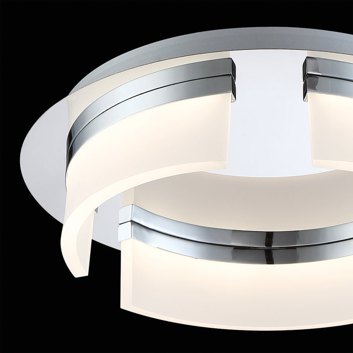 LED Flush Mount from the Bria collection in Chrome finish