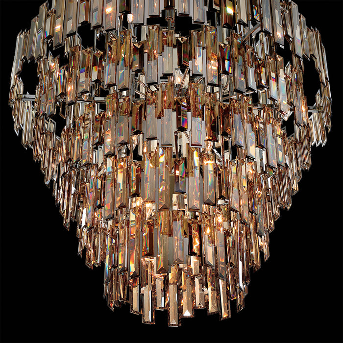 28 Light Chandelier from the Vienna collection in Chrome finish