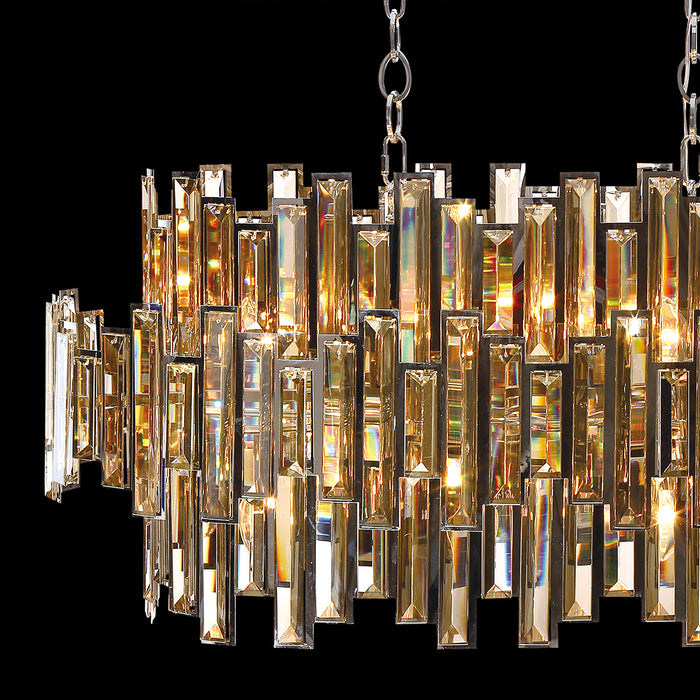 16 Light Chandelier from the Vienna collection in Chrome finish