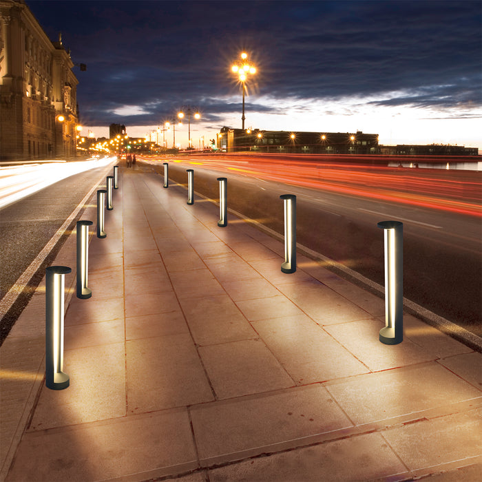 LED Bollard from the Led Bollard collection in Graphite Grey finish
