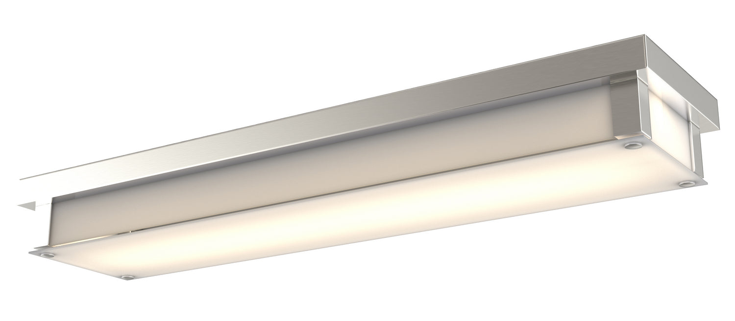 DVI Lighting - DVP10393BN-SSW - LED Vanity - Helios AC LED - Buffed Nickel w/ Silk Screened White Glass
