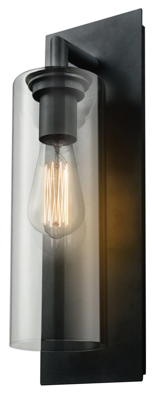 DVI Lighting - DVP24772BK-CL - One Light Outdoor Wall Sconce - Barker Outdoor - Black w/ Clear Glass