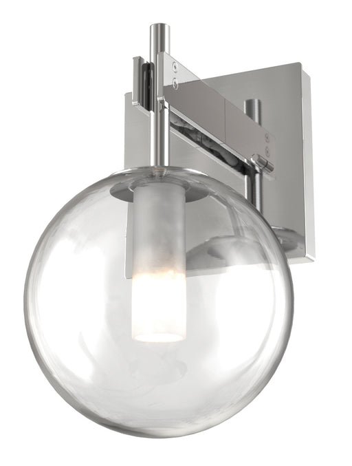 DVI Lighting - DVP27001CH-CL - One Light Wall Sconce - Courcelette - Chrome w/ Clear Glass